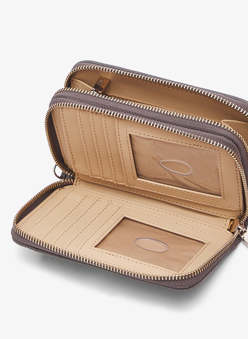 GUESS Nadira Medium Zip Around Wallet - Image 4